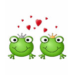 Frog Couple with hearts. T Shirt