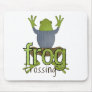 frog crossing mouse pads