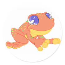 Frog design001 stickers