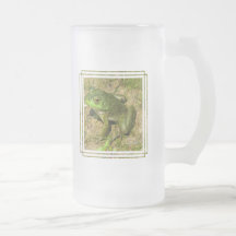 Frog Design Frosted Beer Mug