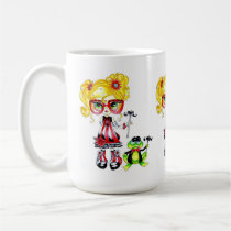 Frog  Doll Ragamuffin Moustaches Mug mugs