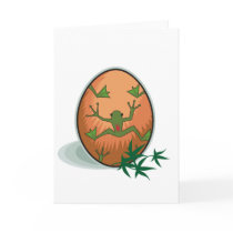 Frog Easter Egg cards by muenks3 Frog Easter Egg cards