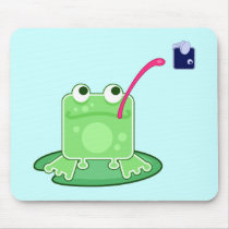 frog eats fly mousepads by moonlit frog eats fly mousepads