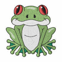 Frog embroidered shirts
