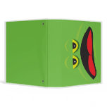 frog face notebook vinyl binders