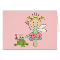 Frog Fairy - Blond T-shirts and Gifts Card