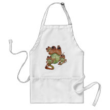 Frog Family Portrait Apron