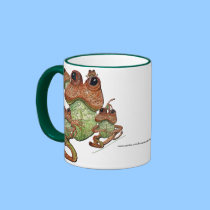 Frog Family Portrait Mug mugs