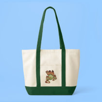 Frog Family Portrait Tote Bag bags