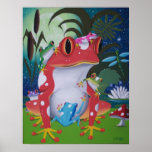 frog family poster