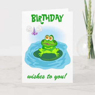 Frog & Fly Cards