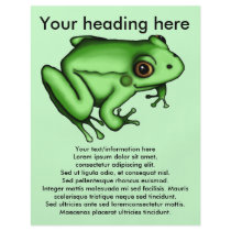 Frog, flyer