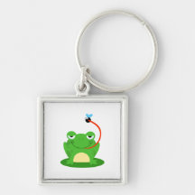 Frog Frogs Amphibian Funny Bug Cartoon Animal Keychains