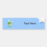 Frog Frogs Amphibian Funny Chef Cartoon Animal Bumper Stickers
