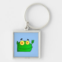 Frog Frogs Amphibian Green Cute Cartoon Animal Key Chains