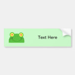 Frog Frogs Amphibian Happy Cute Cartoon Animal Bumper Sticker