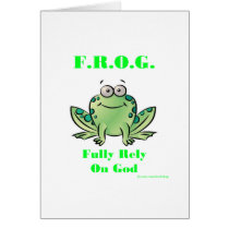 FROG (Fully Rely on God) Cards