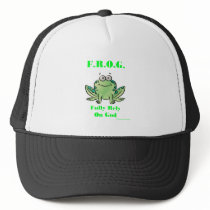 FROG (Fully Rely on God) Trucker Hats