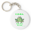 FROG (Fully Rely on God) keychains