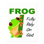 FROG, Fully rely on God Postcards