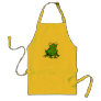 frog funny apron design