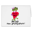 Frog Grandparent of Baby Boy cards by familymembers Frog Grandparent of Baby Boy cards