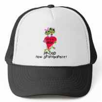 Frog Grandparent of Baby Boy hats