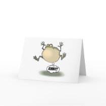 Frog Greeting Card