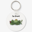 Frog, I'm Green! keychains