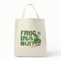 Frog in a Suit Organic Grocery Tote Bags