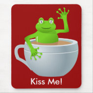 Frog in a Tea mousepad