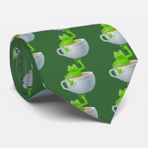 Frog in a Tea Necktie