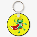 Frog King Keychain