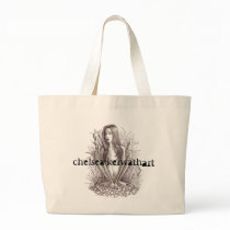 "Frog Lady" Reusable Shopping Bag by ChelseaKerwath "Frog Lady" Reusable Shopping Bag