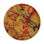 Frog Legs - Abstract Art Fridge Magnets
