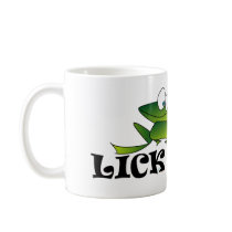 Frog Lick Me mugs