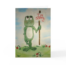 Frog Line Card I'm Sorry Please Forgive Me by icansketchu Frog Line Card I'm Sorry Please Forgive Me