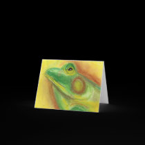 Frog Notecard by forestlaurel Frog Notecard