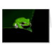 Frog on a Leaf Card #1 -Horizontal