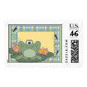 Frog on a Lily Pad Stamp