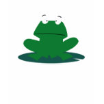 Frog on a Lilypad t-shirts