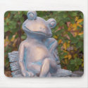 Frog on Bench mousepads by dduhaime55 Frog on Bench mousepads