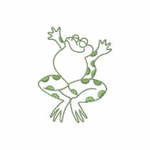 Frog Outline embroidered shirts by ZazzleEmbroidery Frog Outline embroidered shirts