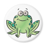 Frog pattern magnet