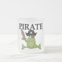 Frog Pirate With Sword Tshirts and Gifts Mug