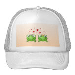 Frog Prince and Frog Princess, with hearts. Mesh Hat