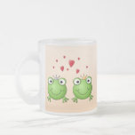 Frog Prince and Frog Princess, with hearts. Coffee Mug