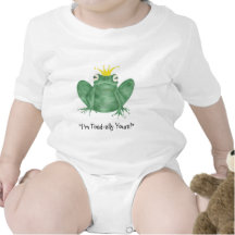 Frog Prince Baby Bodysuits