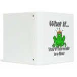 Frog Prince 3 Ring Binder