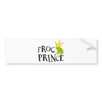 Frog Prince bumper stickers